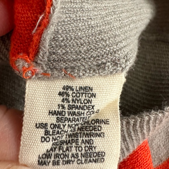 Anthropologie Moth Asymmetrical Drapey Sweater Top Dolman Sleeves Medium - Picture 4 of 11